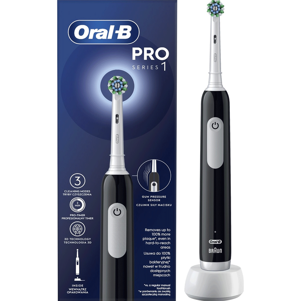 

Электрическая зубная щетка Oral-B D305 Pro Series 1 Black (D305.513.3)