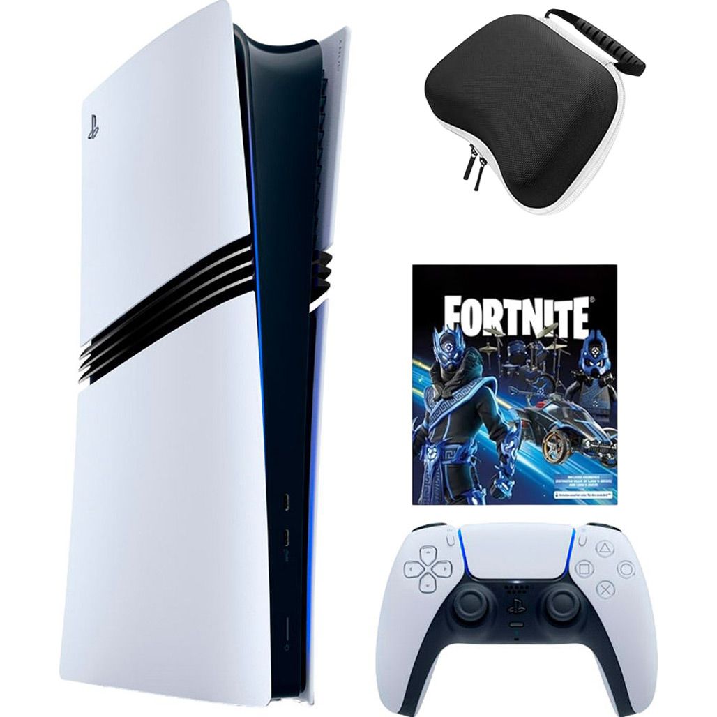 

Игровая консоль Sony PlayStation 5 Pro 4TB + Fortnite Cobalt Star Bundle with Controller Case CUSTOM