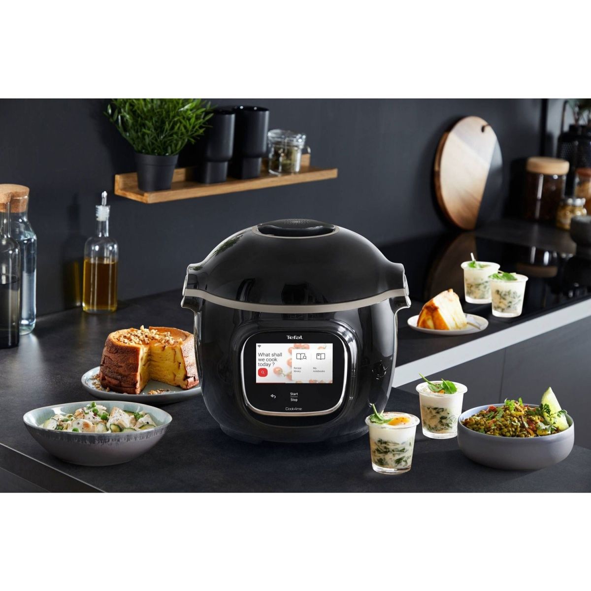 Мультиварка-скороварка Tefal Cook4me Touch CY912830