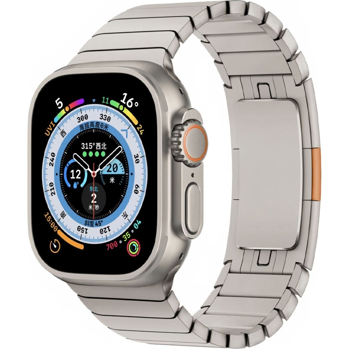 

Ремешок DK Stainless Steel для Apple Watch 49/46/45/44/42mm Steel