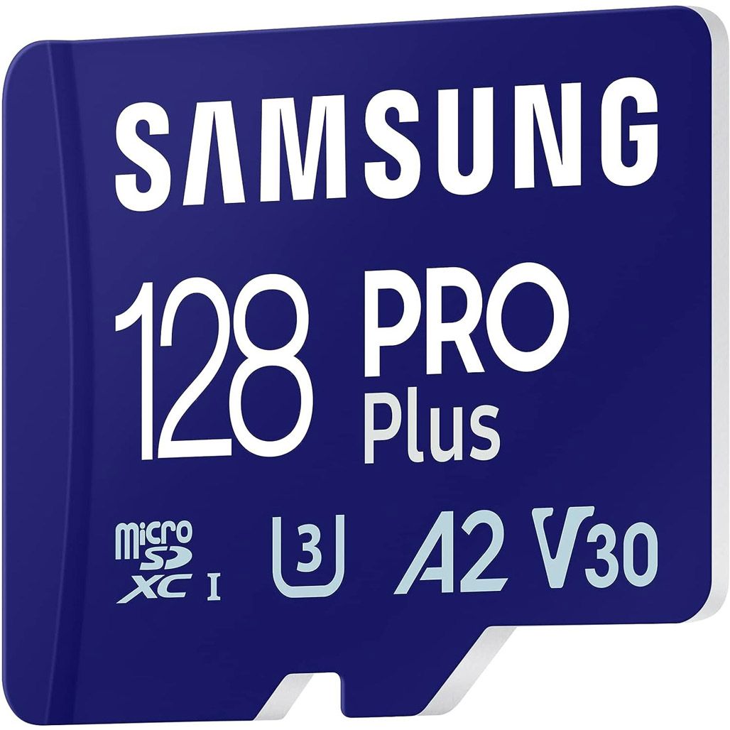 Карта пам`яті Samsung microSDXC 128GB Class 10 UHS-I U3 V30 A2 PRO Plus + W/Reader (MB-MD128SB/WW) 