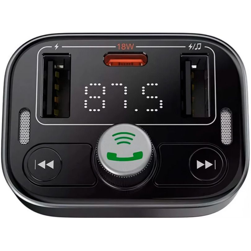 FM-трансмітер Baseus FM Launcher S-09 Pro Black (C10762200113-00) 