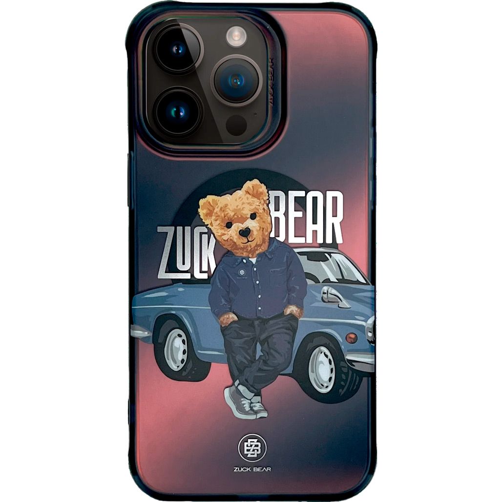 

Чехол Zuck Bear California Cool MagSafe Case для Apple iPhone 15 Pro Max Car