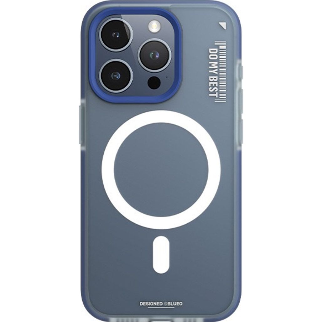 

Чехол Blueo Dual Color Matte with MagSafe для Apple iPhone 15 Pro Max Dark Blue (B46-I15PMDBL)