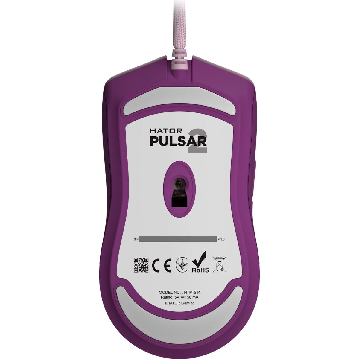 Миша Hator Pulsar 2 USB Lilac (HTM-514) 