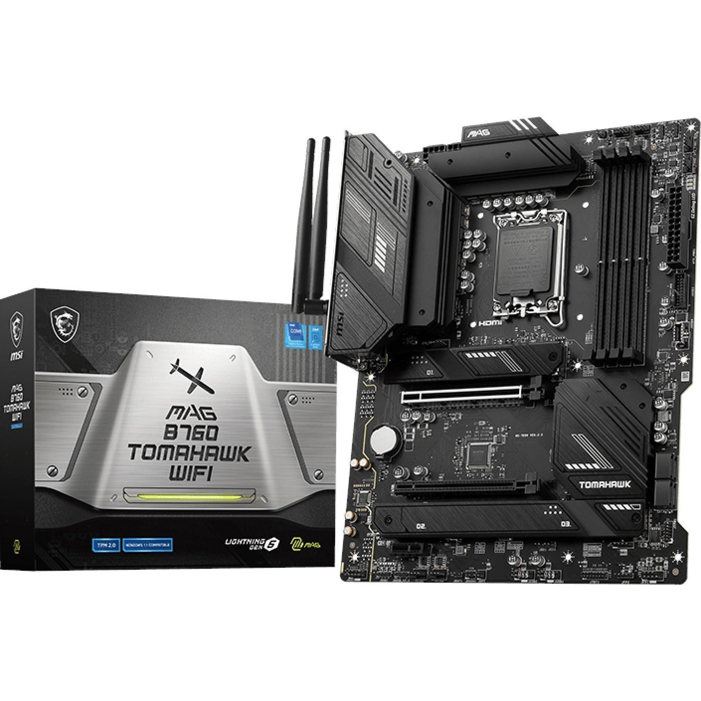 

Материнська плата MSI MAG B760 Tomahawk WIFI (911-7D96-013)