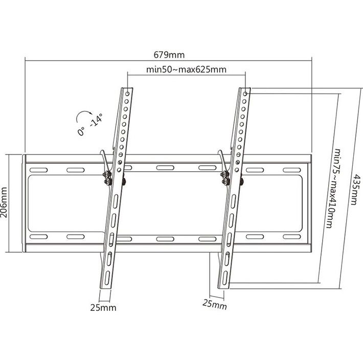 Кріплення для телевізора UniBracket BZ01-61 37