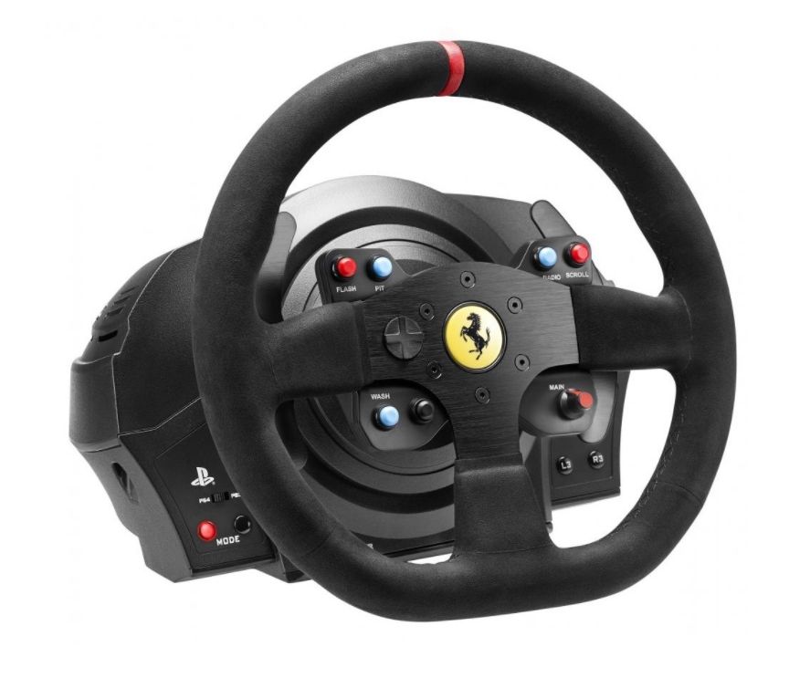Комплект (кермо, педалі) Thrustmaster T300 Ferrari Integral RW Alcantara edition Black (4160652)