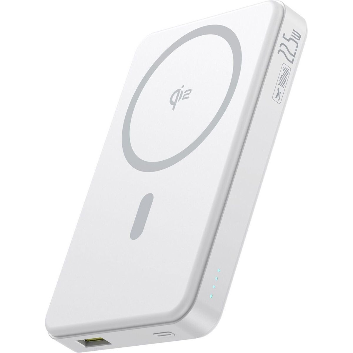 

Внешний аккумулятор Baseus Airpow II Qi2 10000mAh 22.5W White (P10080000213-00)