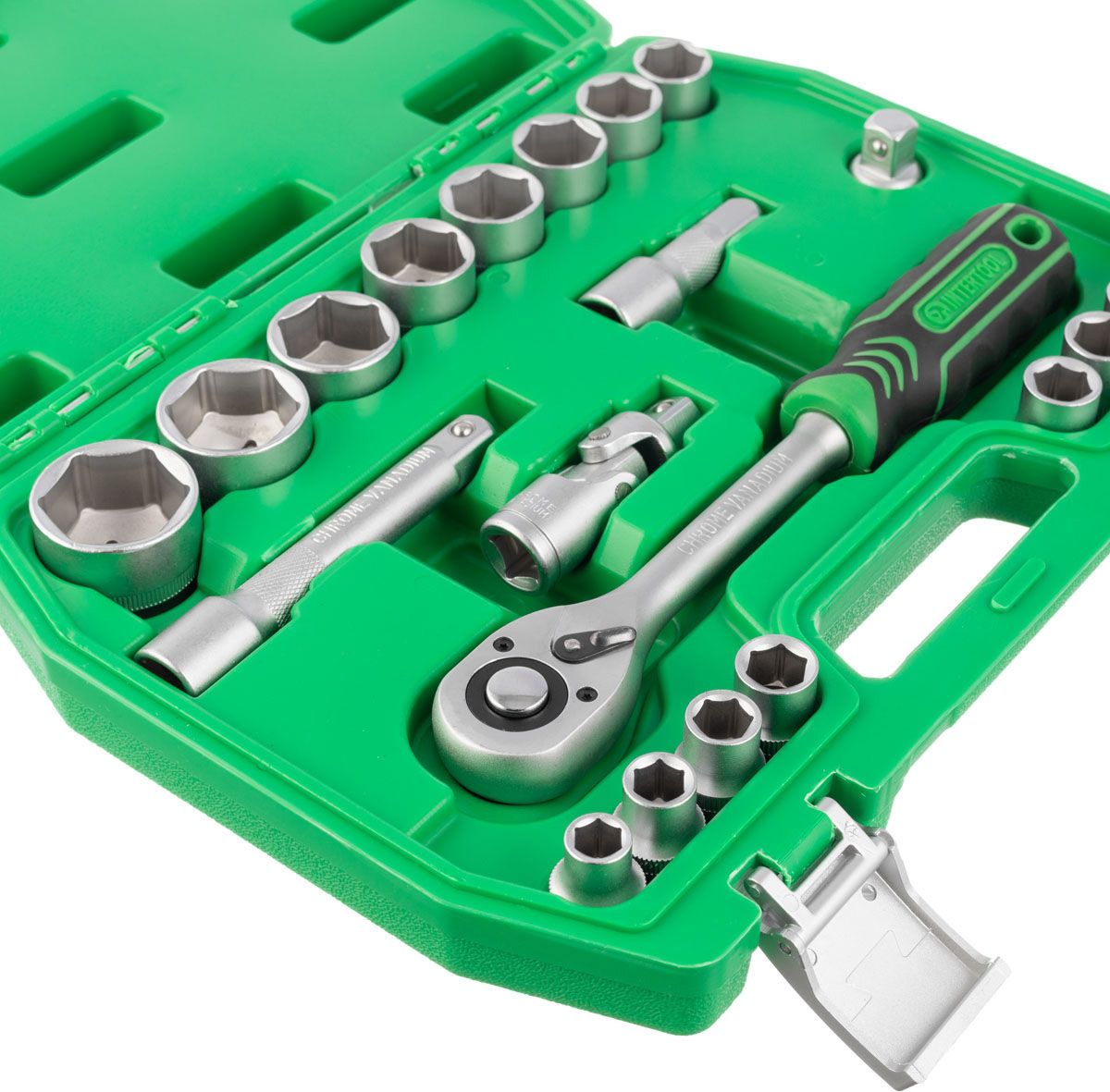 Набір торцевих головок із тріскачкою Intertool ET-6021SP