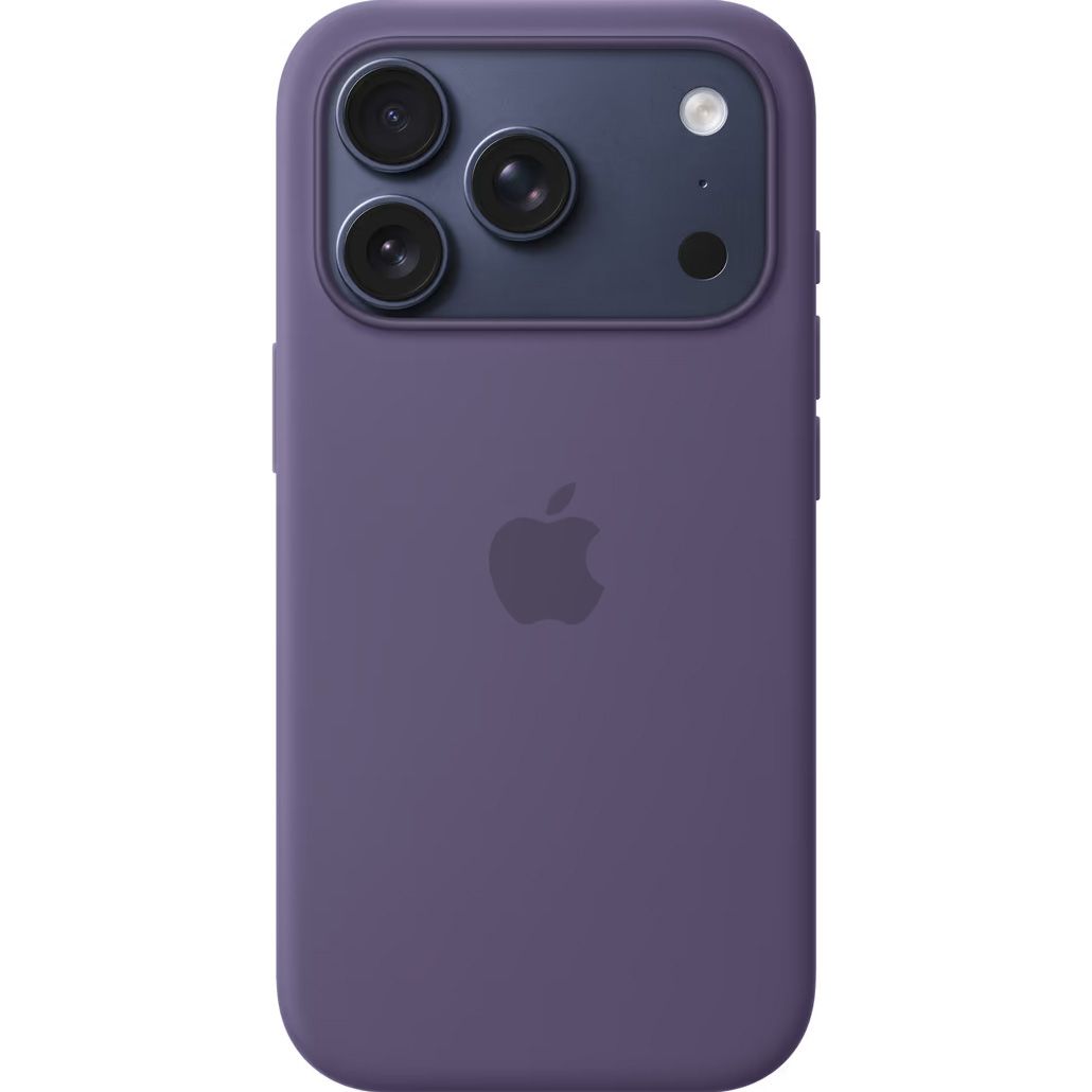 

Чохол Silicone Case with Button, Animation, MagSafe для Apple iPhone 17 Pro Purple Fog ААА