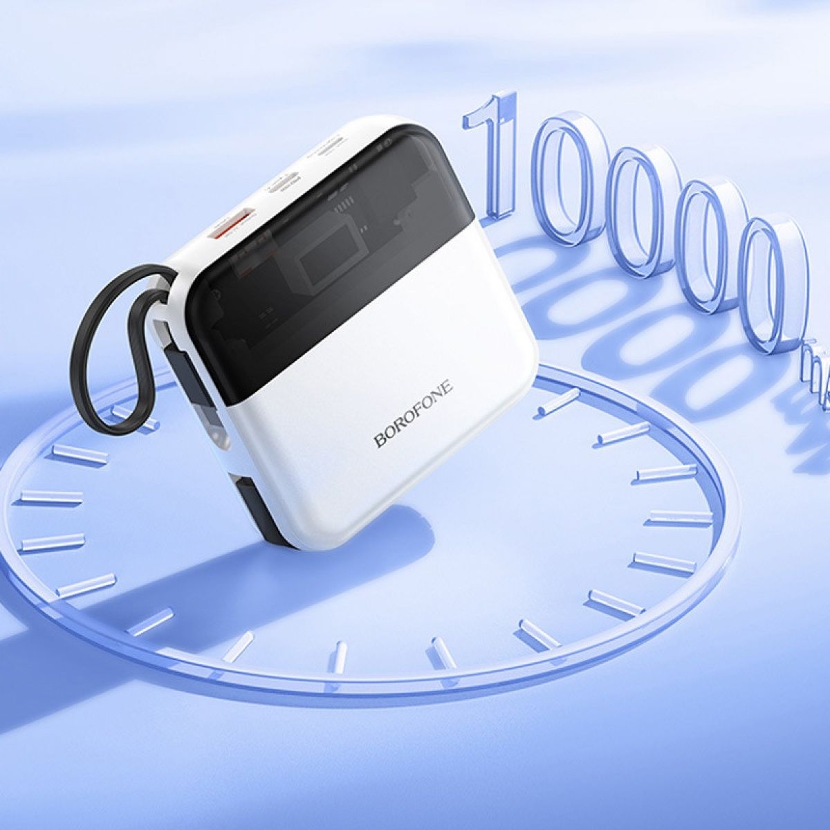 Зовнішній акумулятор Borofone BJ64 Distinct 10000mAh 22.5W White 