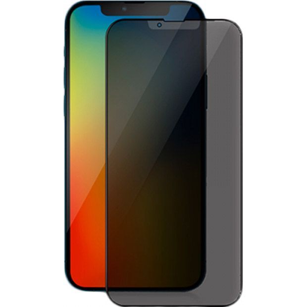 Захисне скло iLera DeLuxe Incognito Full Cover для Apple iPhone 15 Pro (iLInDL15Pr) 
