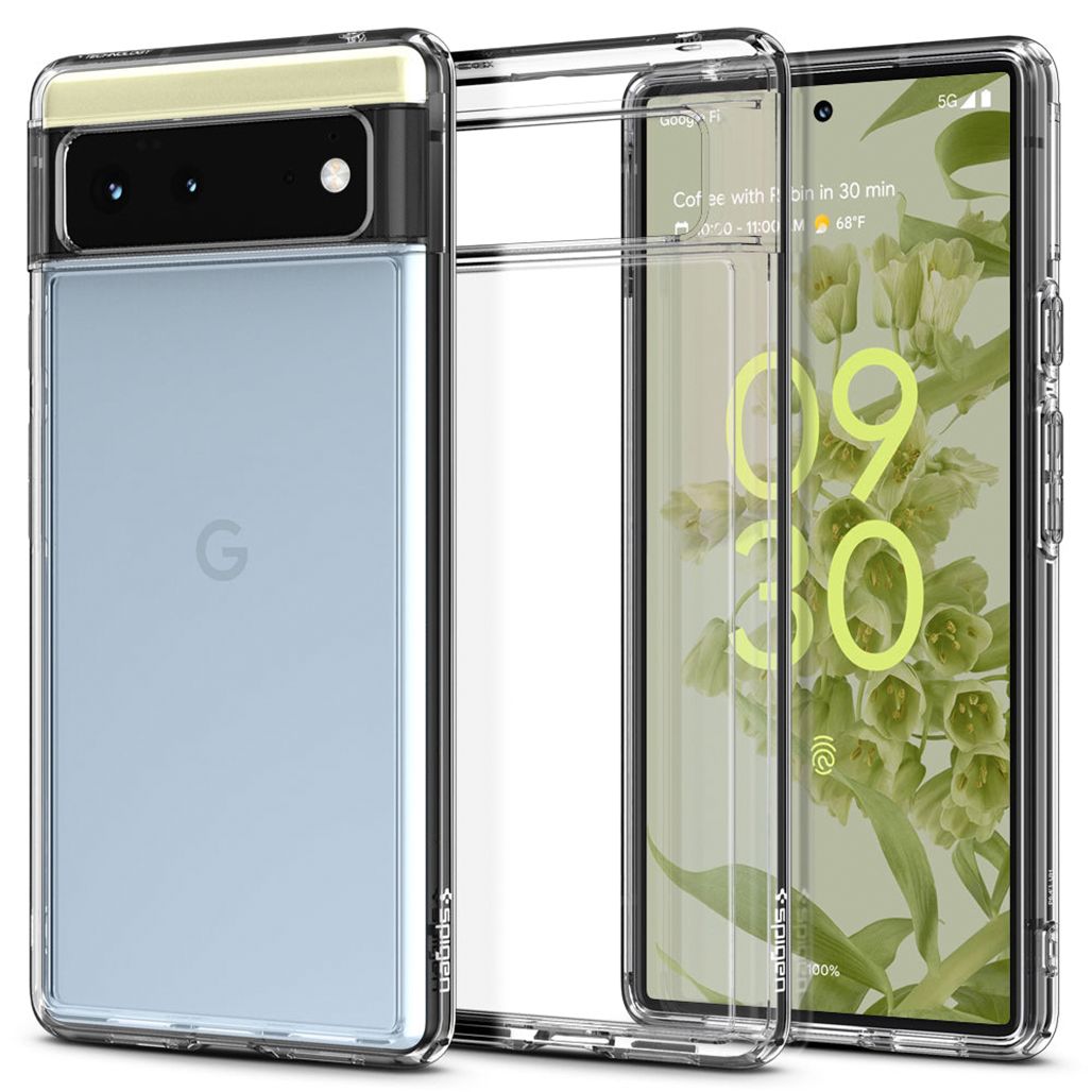 

Чехол Spigen для Google Pixel 6 Pro Ultra Hybrid (Crystal Clear) [69413]