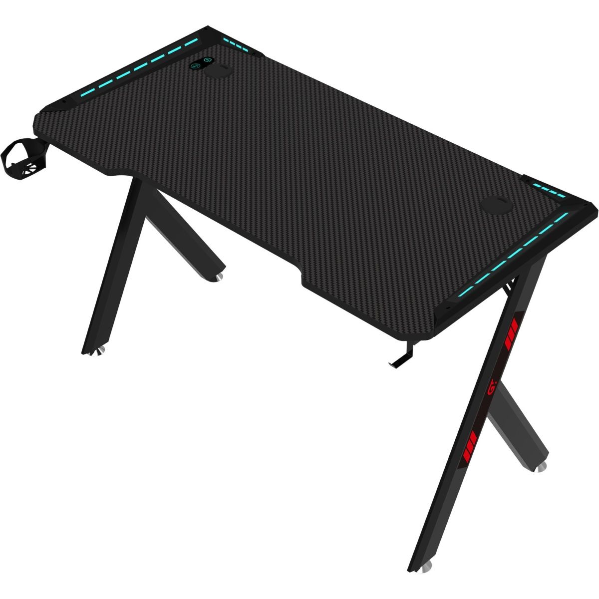 

Компьютерный игровой стол GT Racer T-1249 Black