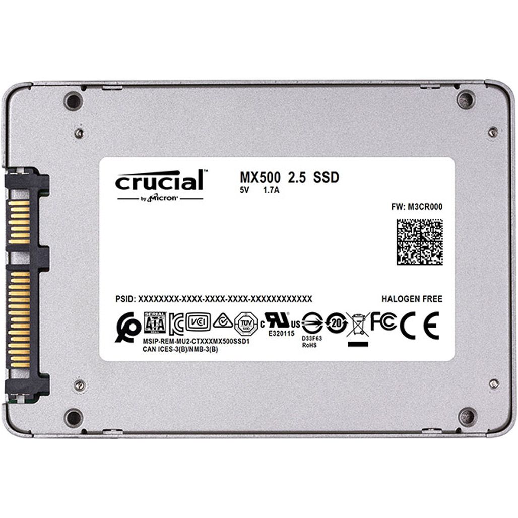 ≡ SSD накопитель Crucial MX500 2.5 500GB (CT500MX500SSD1