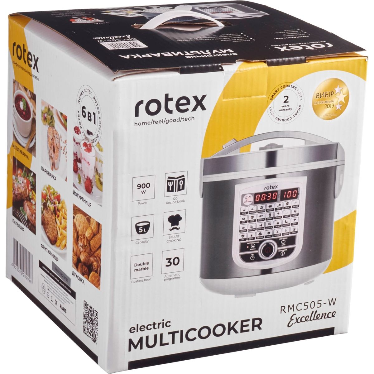 Мультиварка Rotex RMC505-W Excellence