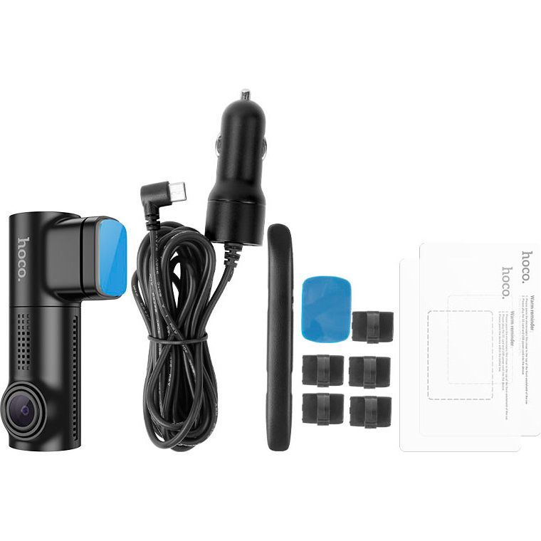 Автомобільний відеореєстратор Hoco DV1 Driving Recorder Black