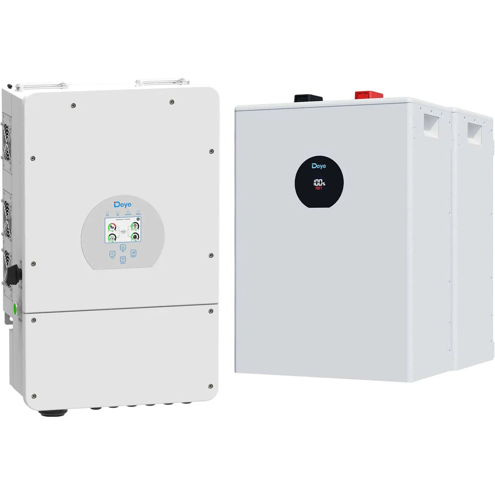 

Система хранения энергии Deye SUN-10K-SG02LP1-EU-AM3 10kW + 2 АКБ SE-F12-C 23.6kWh (51.2V/230Ah/11800Wh)