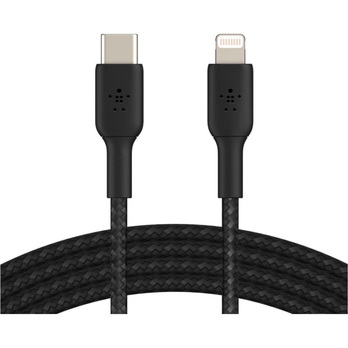 

Кабель Belkin Boost Up Charge Braided USB-C to Lightning 1м Black (CAA004BT1MBK)