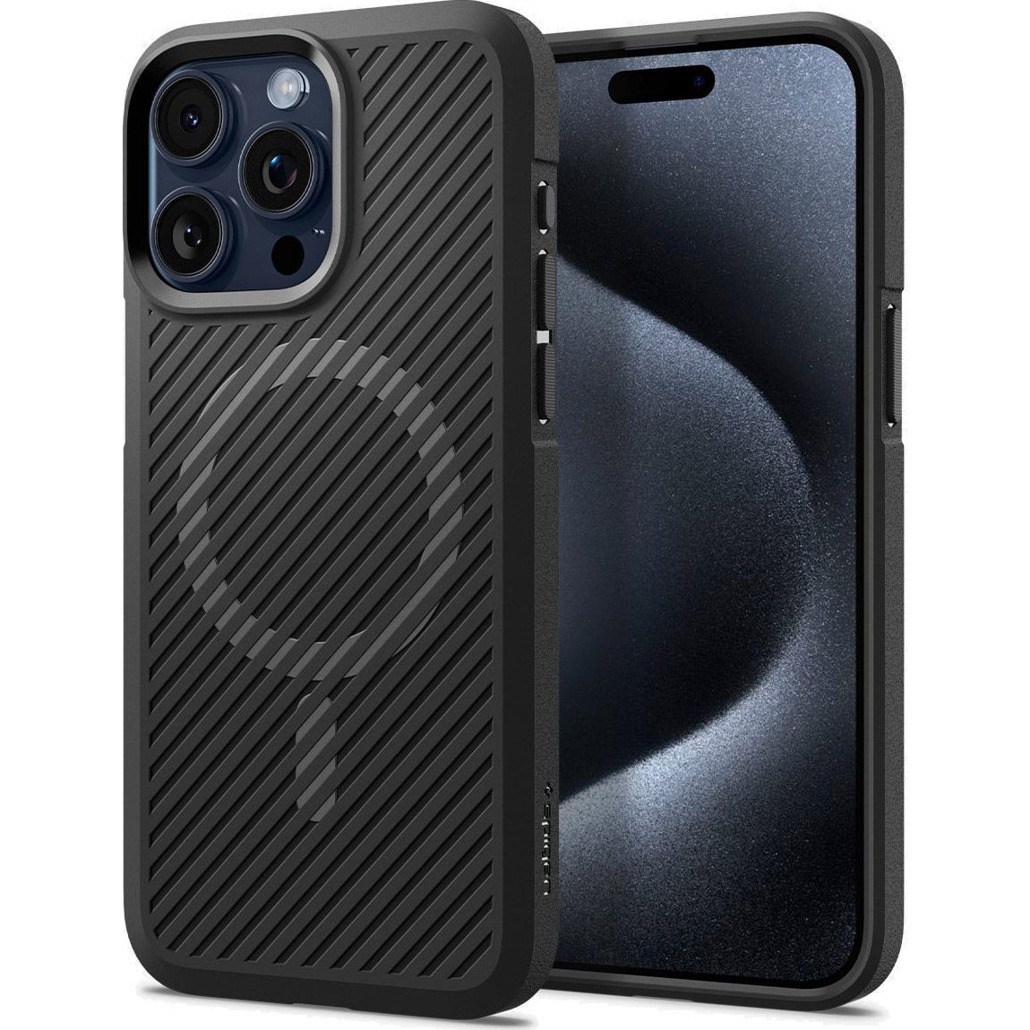 Чохол Spigen Core Armor MagSafe для Apple iPhone 15 Pro Max Matte Black (ACS06442) 