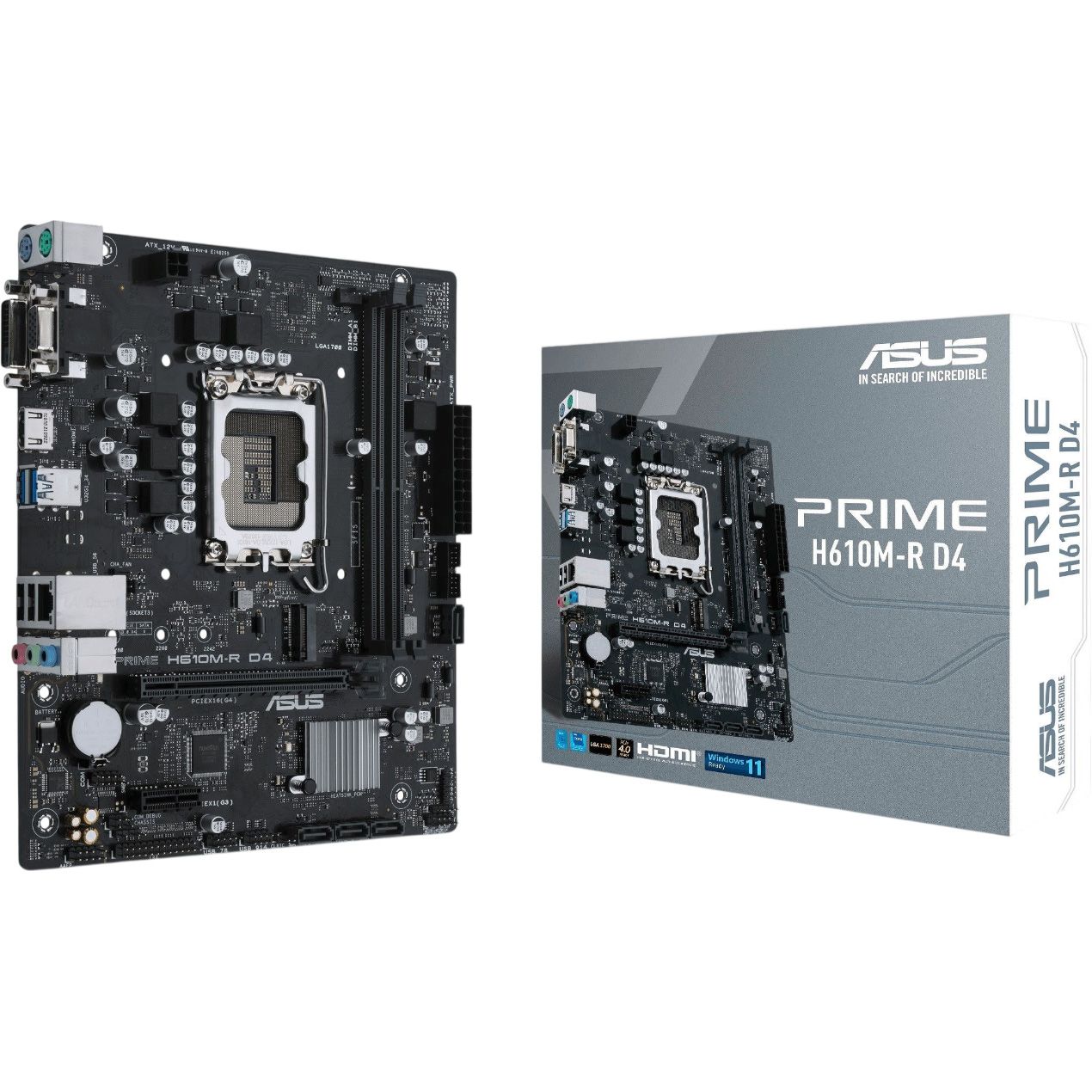 

Материнская плата Asus Prime H610M-R D4-SI