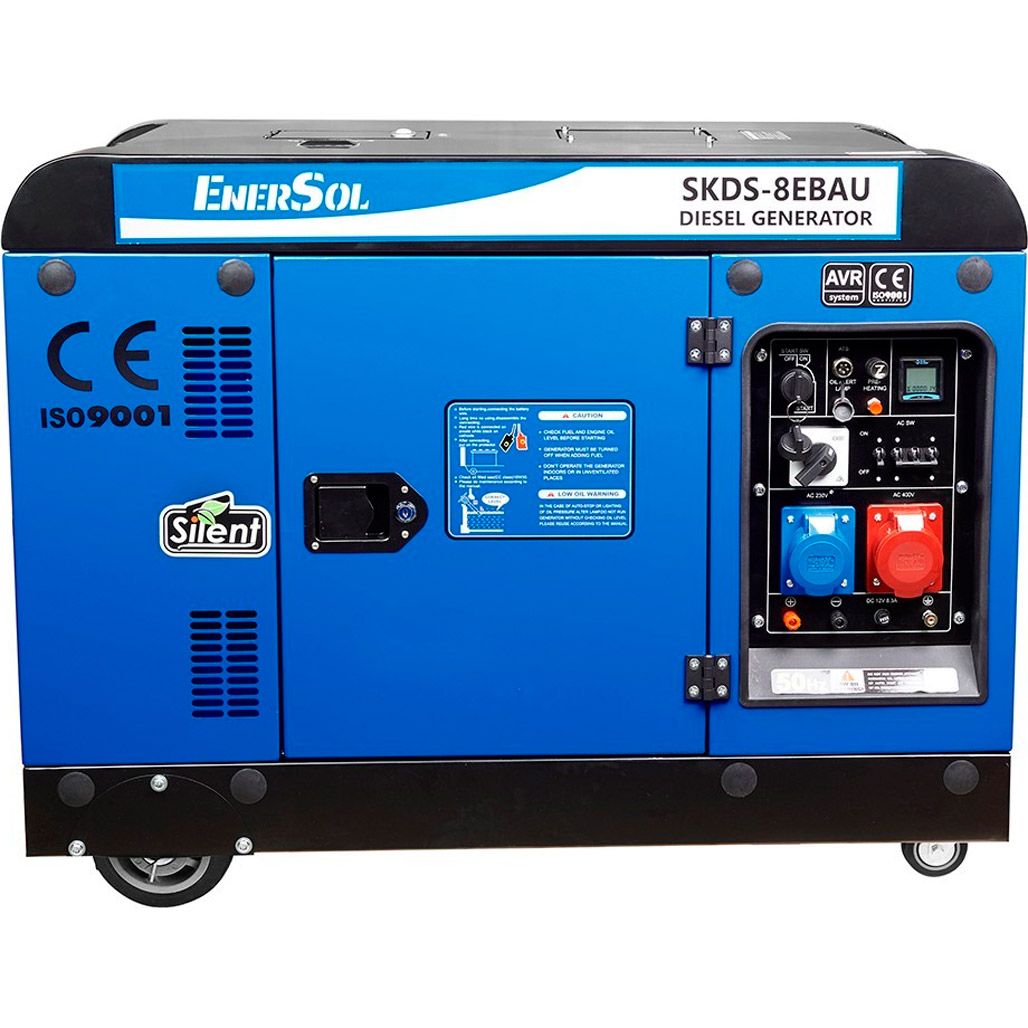 Генератор дизельный EnerSol SKDS-8EBAU 7.5/8 кВт