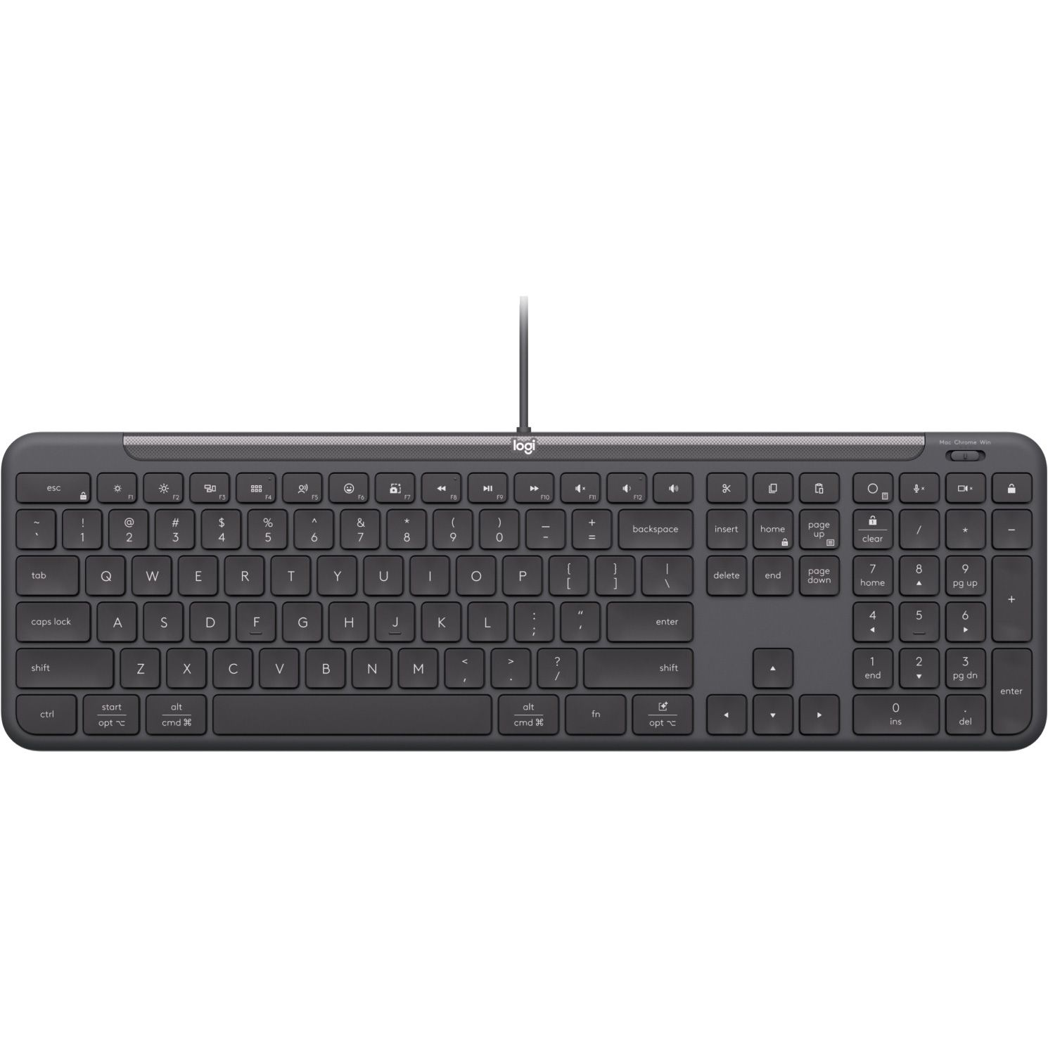 

Клавіатура Logitech Signature Slim K620 for Business Graphite (920-013333)