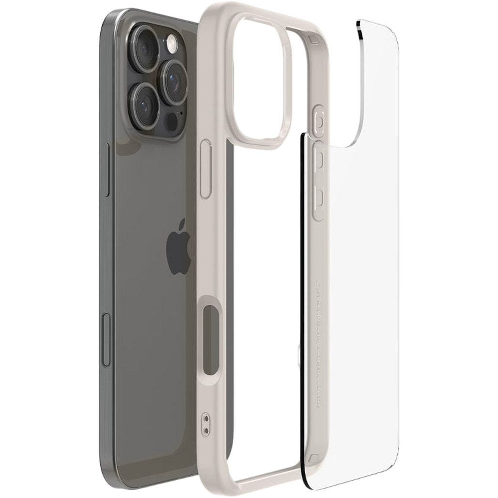Чохол Spigen Ultra Hybrid для Apple iPhone 16 Pro Natural Titanium (ACS08127)