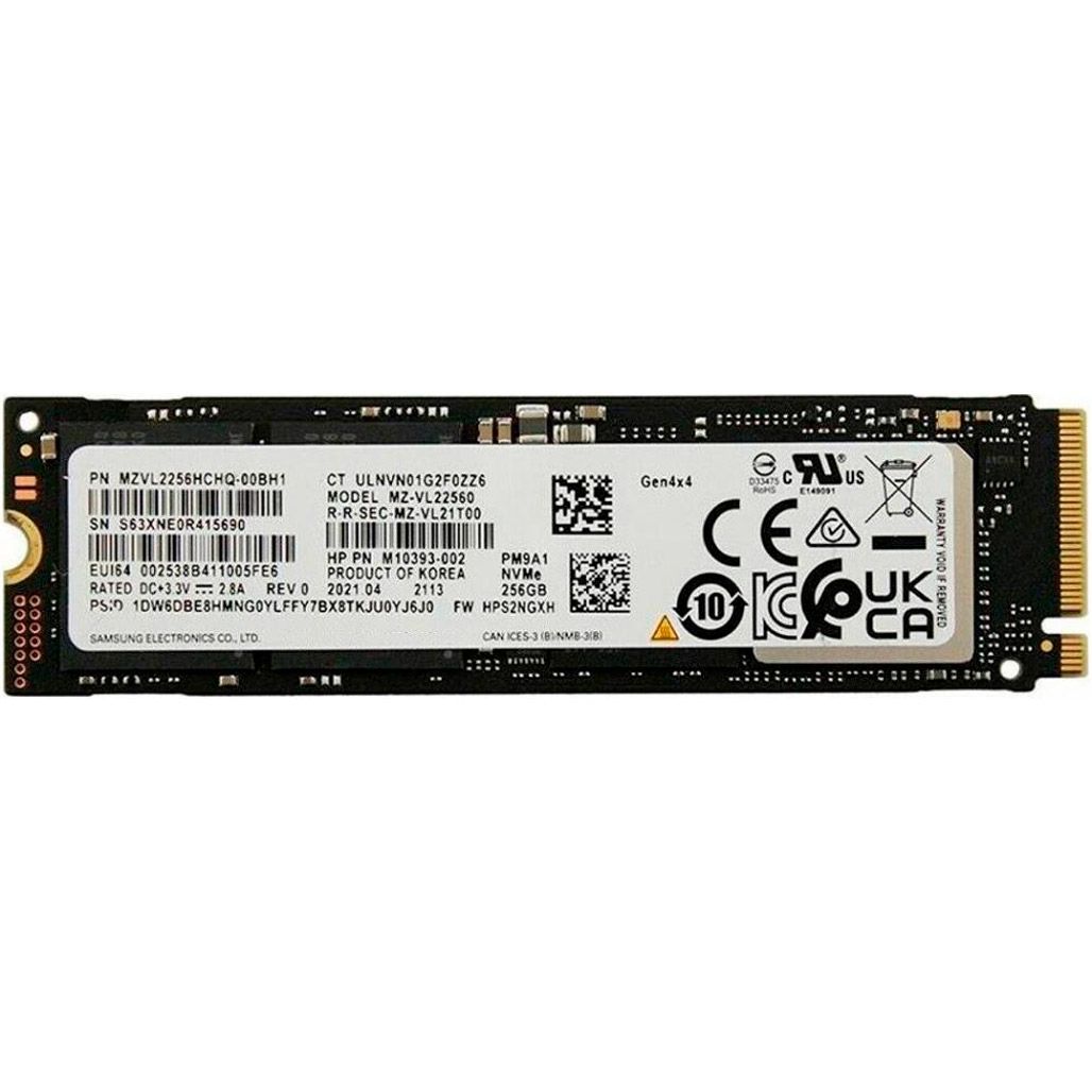 

SSD накопичувач Samsung PM9A1 256GB (MZ-VL22560)