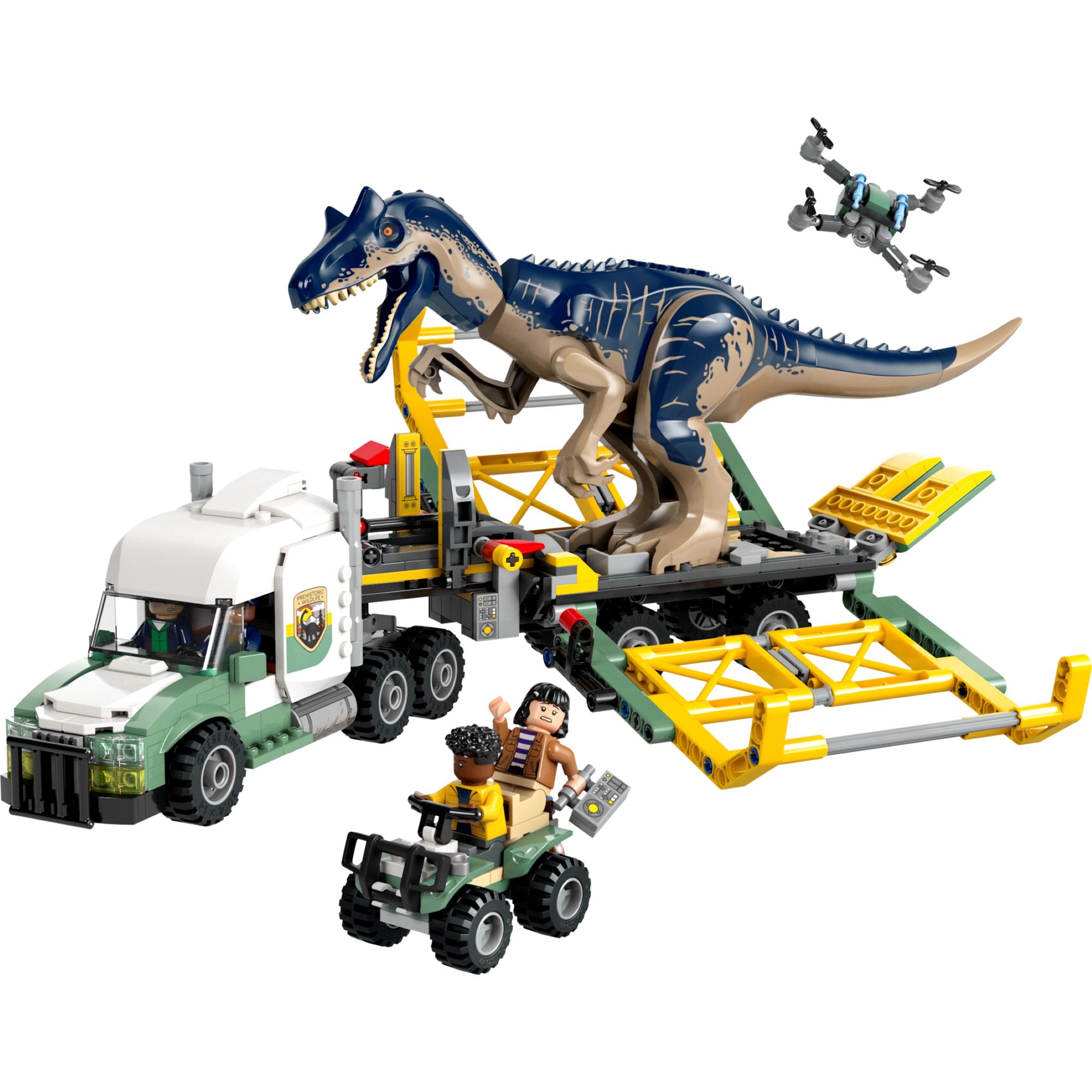 

Конструктор LEGO Jurassic World Місії динозаврів: Вантажівка для перевезення алозавра (76966)