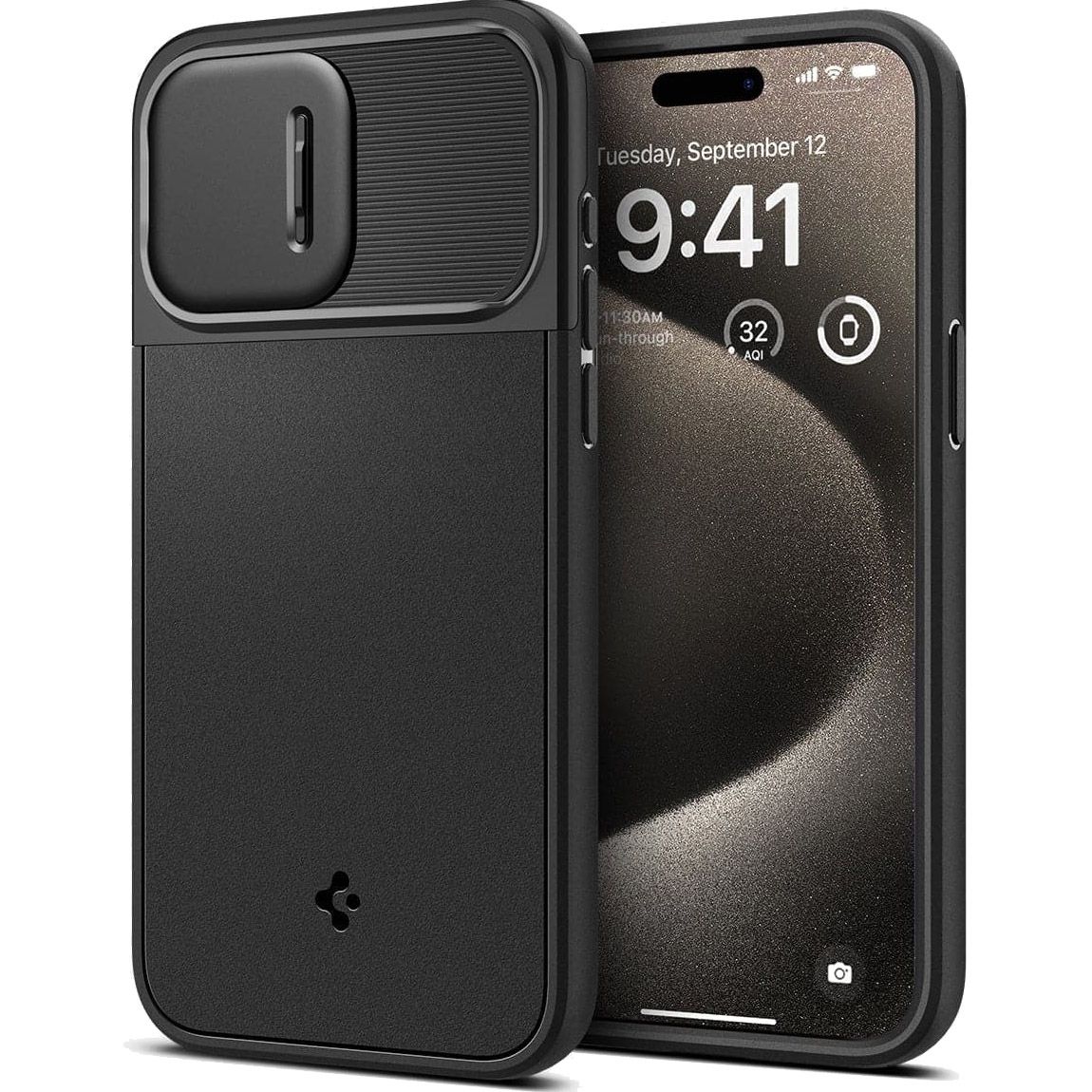 Чохол Spigen Optik Armor MagFit with MagSafe для iPhone 15 Pro Max Black (ACS06599)