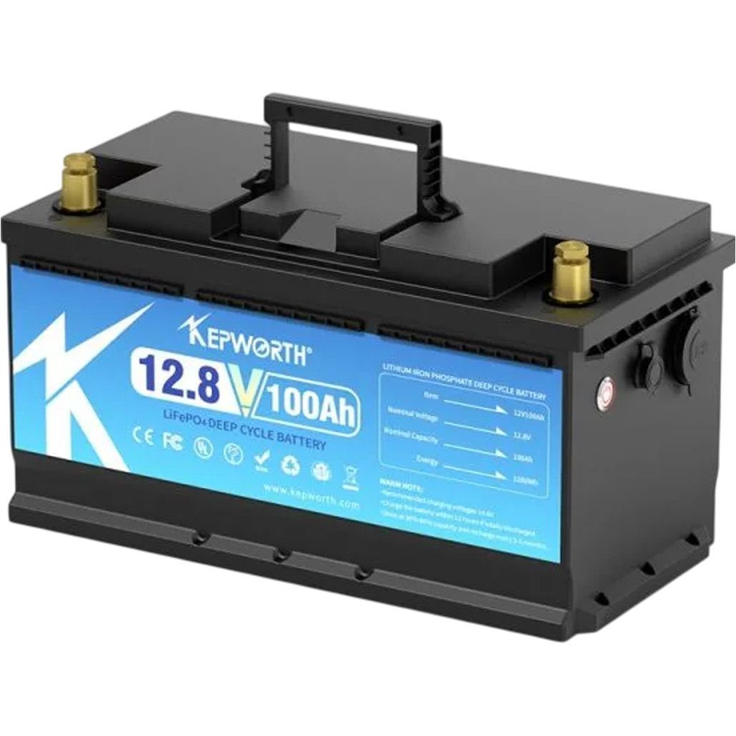 

Аккумулятор Kepworth LiFePO4 12V (12.8V/100Ah/1280Wh) (KW-12-100)
