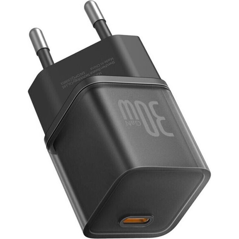 Мережевий зарядний пристрій Baseus GaN5S 30W Black (P10162504113-00)