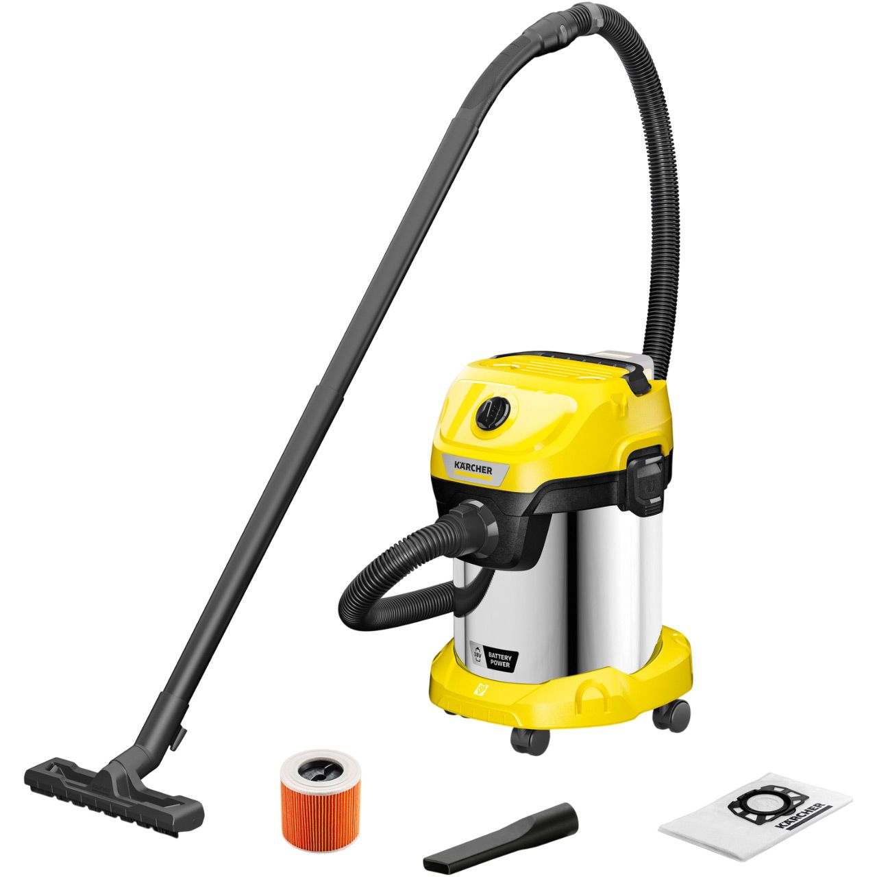 

Пилосос промисловий Karcher WD 3-18 S (1.628-575.0)