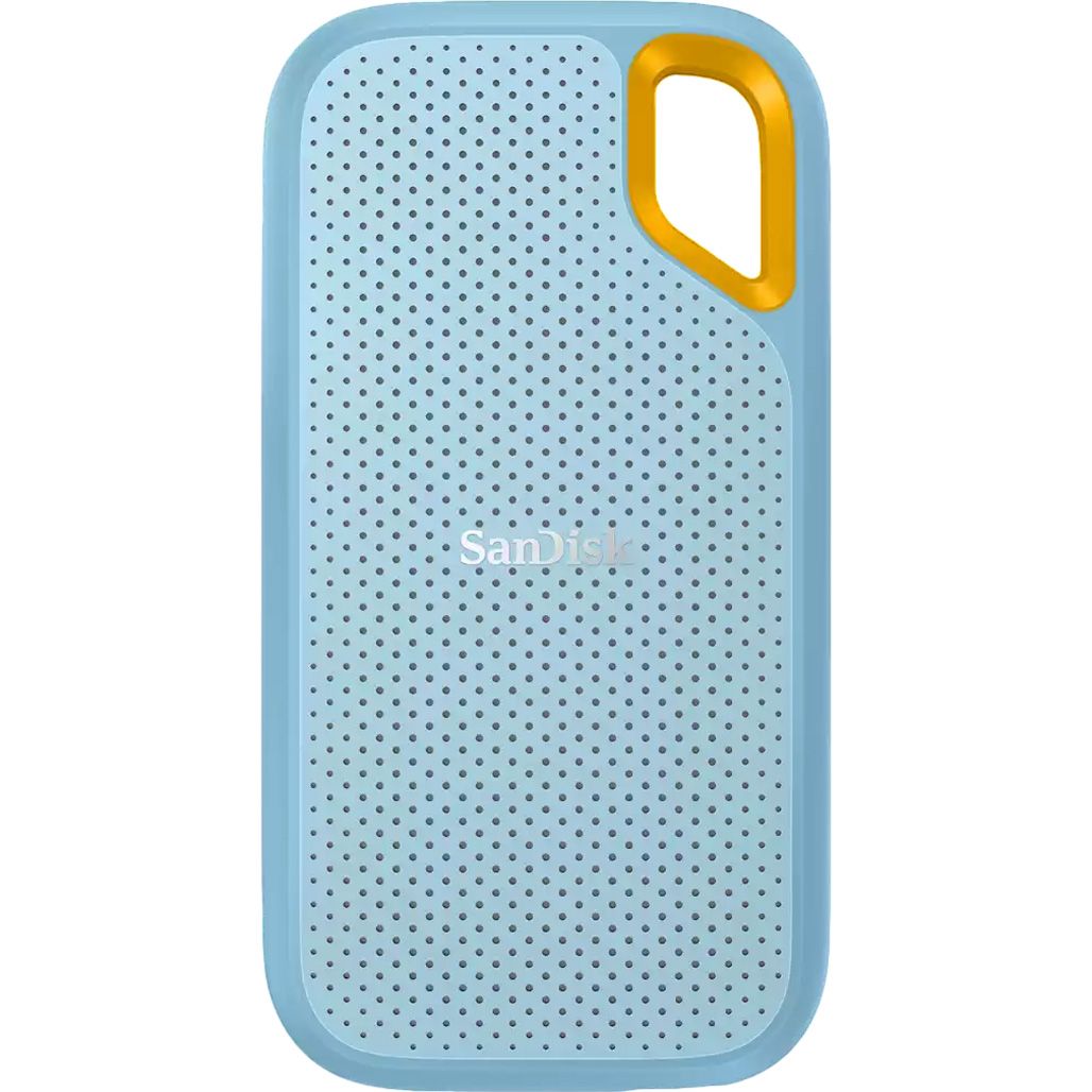 

Зовнішній SSD накопичувач SanDisk Extreme Portable V2 4TB Sky Blue (SDSSDE61-4T00-G25B)