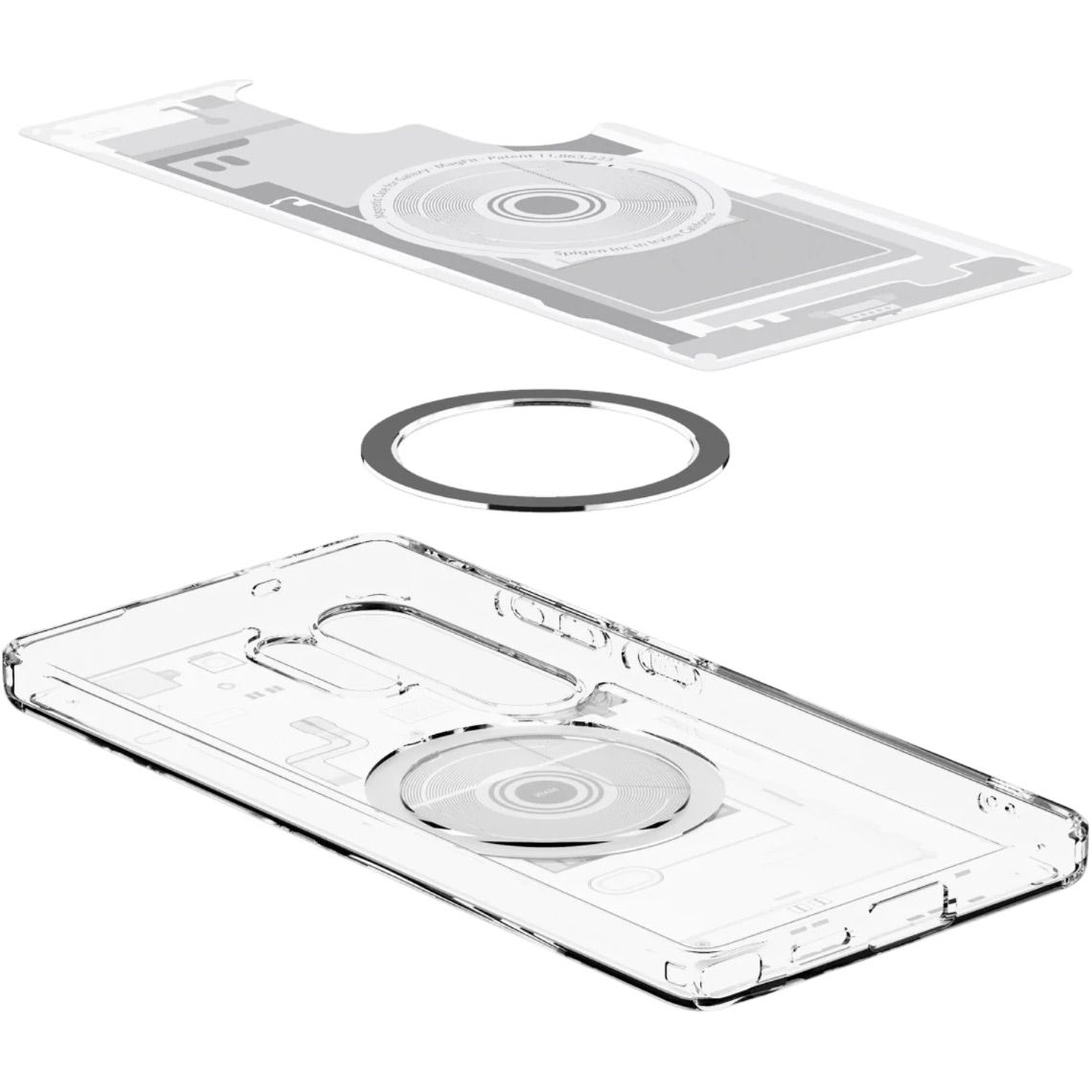 Чохол Spigen Ultra Hybrid MagSafe для Samsung Galaxy S25 Ultra Zero One White (ACS08958) 