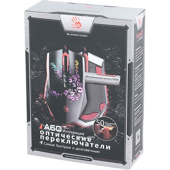Миша Bloody A60A Black