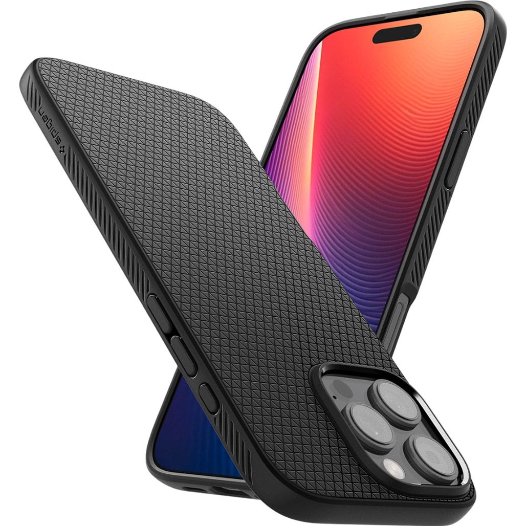 Чохол Spigen Liquid Air для Apple iPhone 16 Pro Matte Black (ACS08117) 