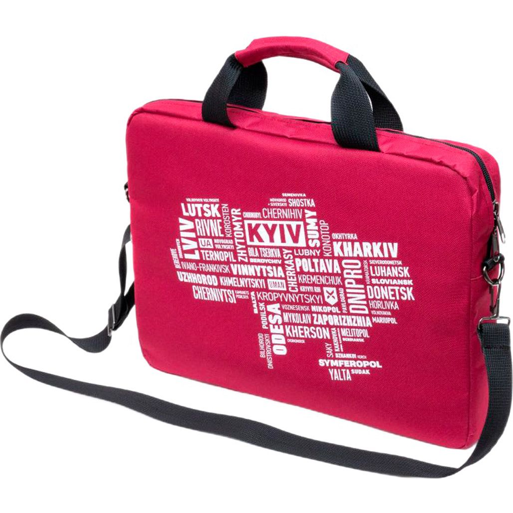 

Cумка для ноутбука Vinga NB140UW 14-15" Burgundy (NB140UWBY)