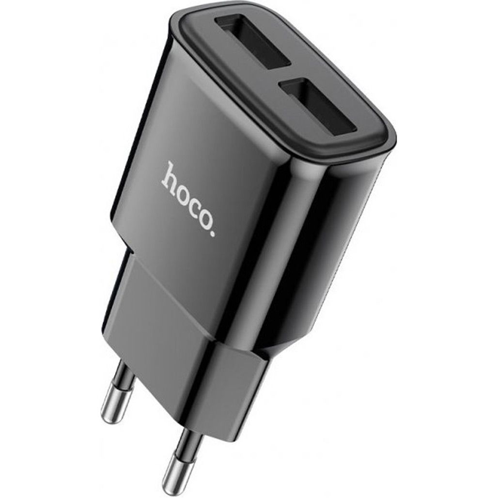 

Сетевое зарядное устройство Hoco C88A 2-USB Black