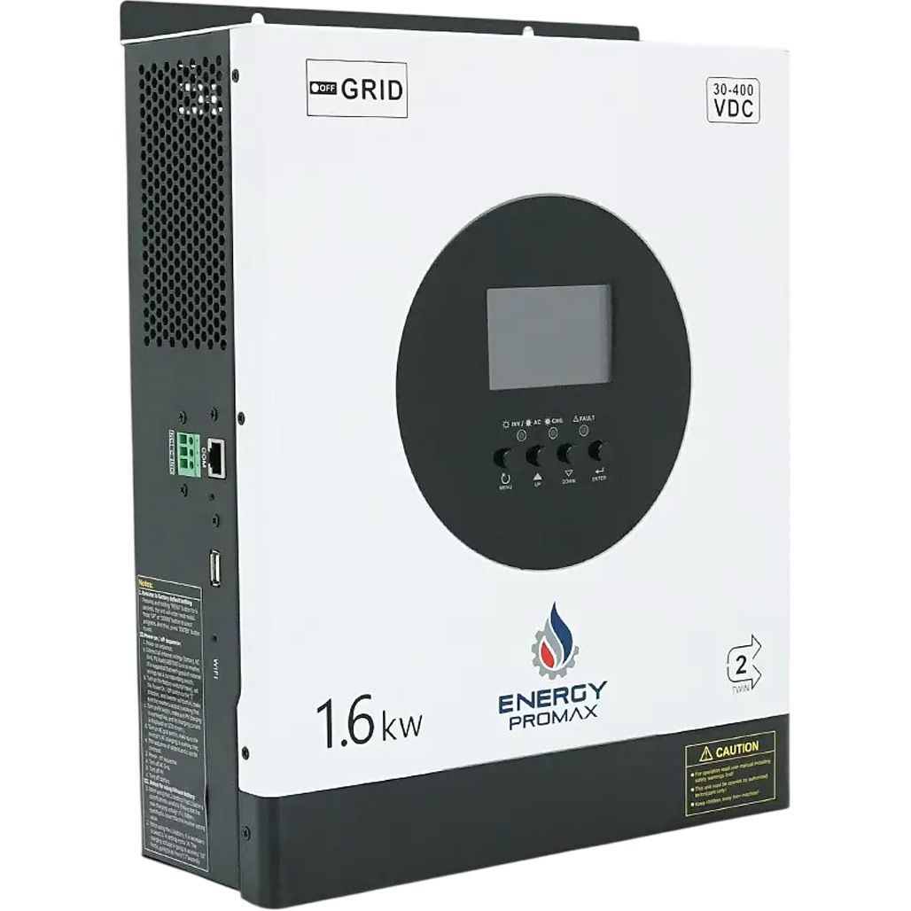Гибридный солнечный инвертор ENERGY PROMAX VM II-1600W-12V
