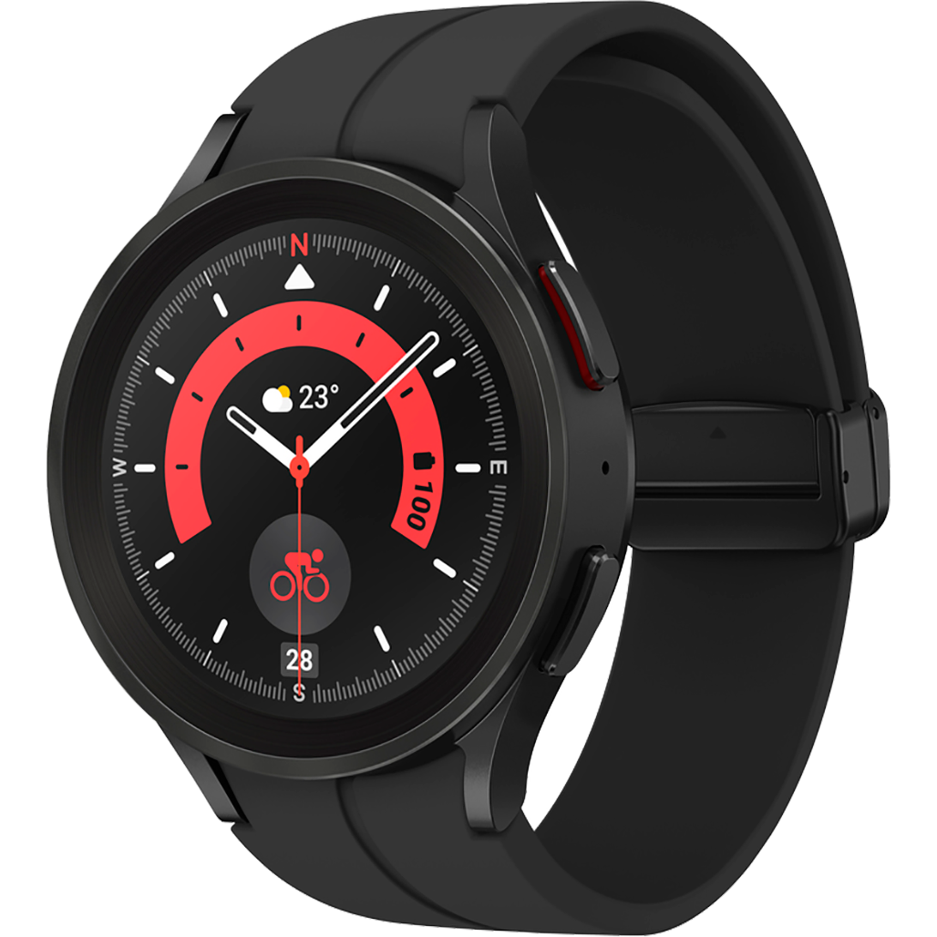 

Смарт-годинник Samsung Galaxy Watch5 Pro 45mm Titanium Black EU (SM-R920NZKA)