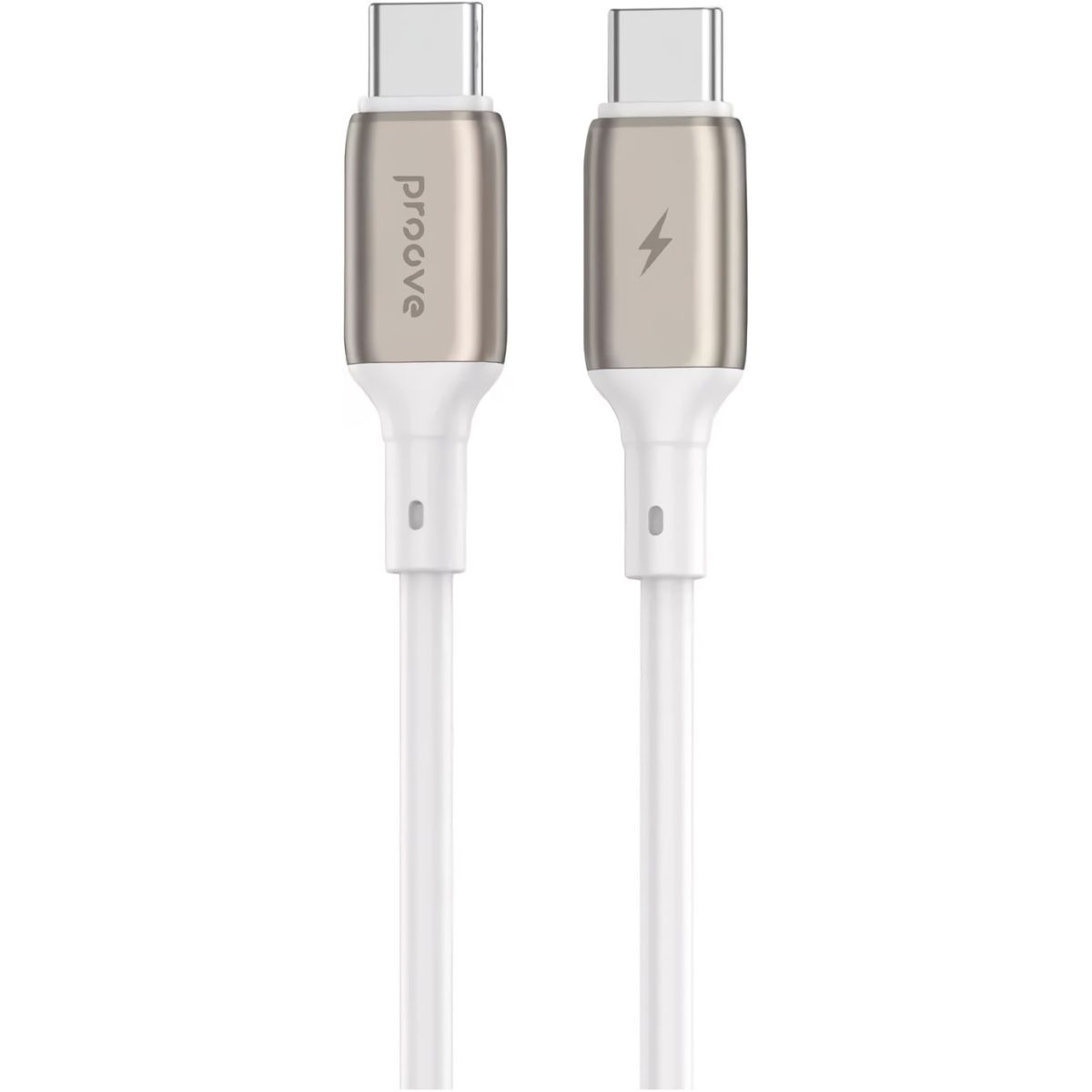 

Кабель Proove Flex Metal USB-C to USB-C 60W 1m White (CCFM60002202)