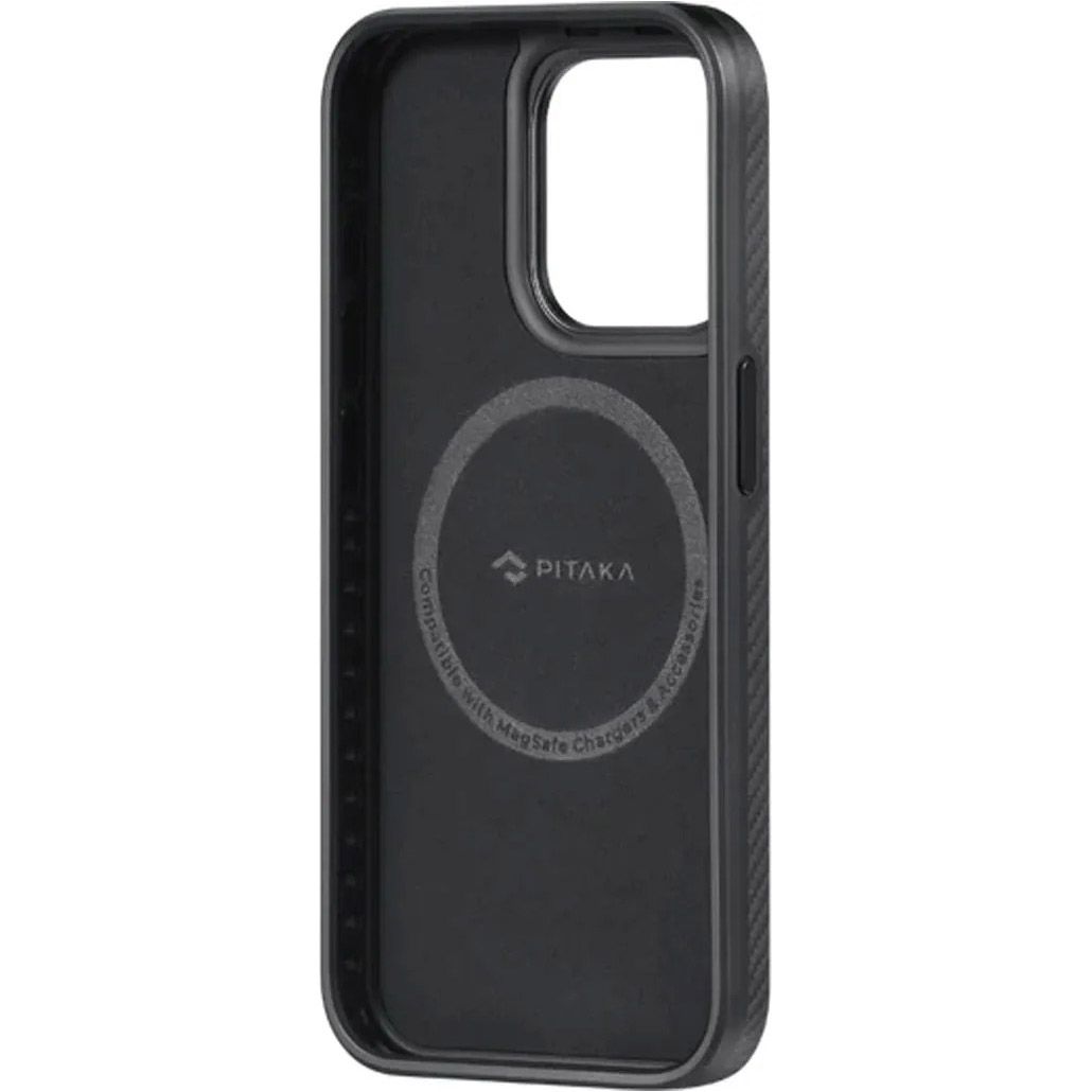 Чохол Pitaka MagEZ Case Pro 4 600D Twill для Apple iPhone 15 Pro Black/Grey (KI1501PPA)