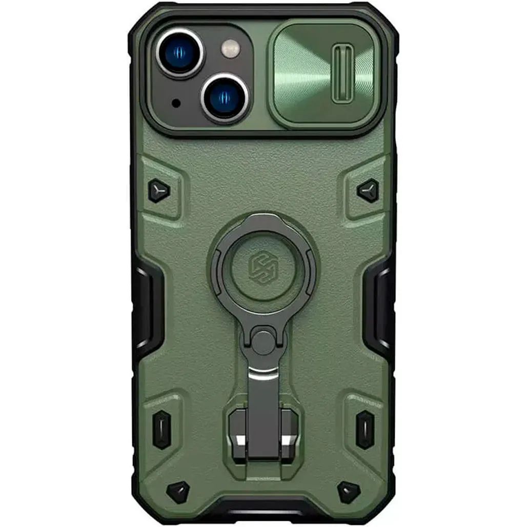 

Чехол Nillkin CamShield Armor Pro no logo для Apple iPhone 14 Plus Green