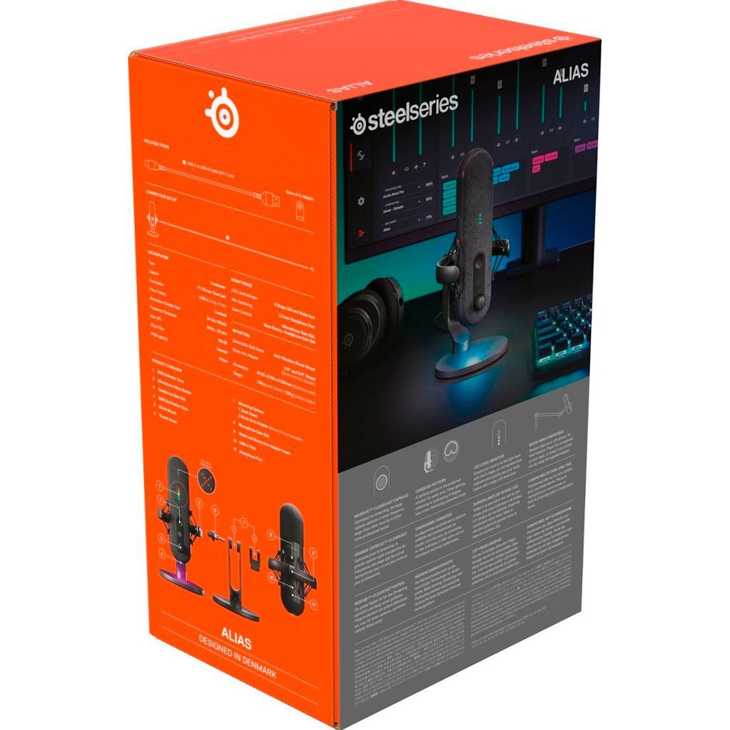 Мікрофон SteelSeries Alias (61601)