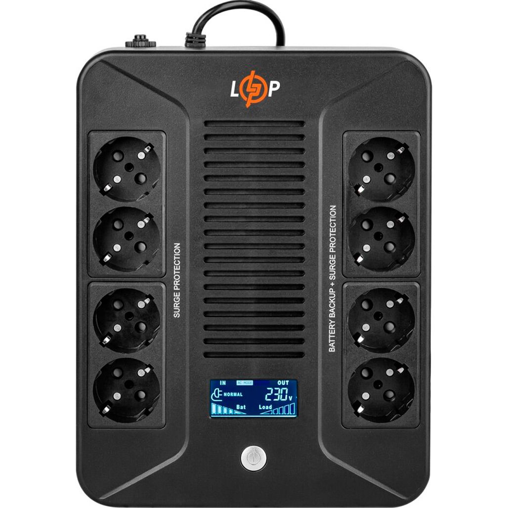 

Джерело безперебійного живлення (ДБЖ) LogicPower LP-UL600VA-8PS (16160)