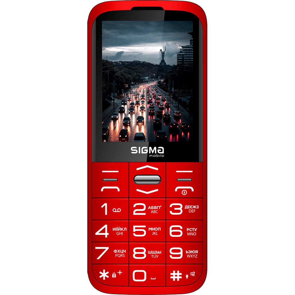 

Мобильный телефон Sigma mobile Comfort 50 Grace Red UA-UCRF