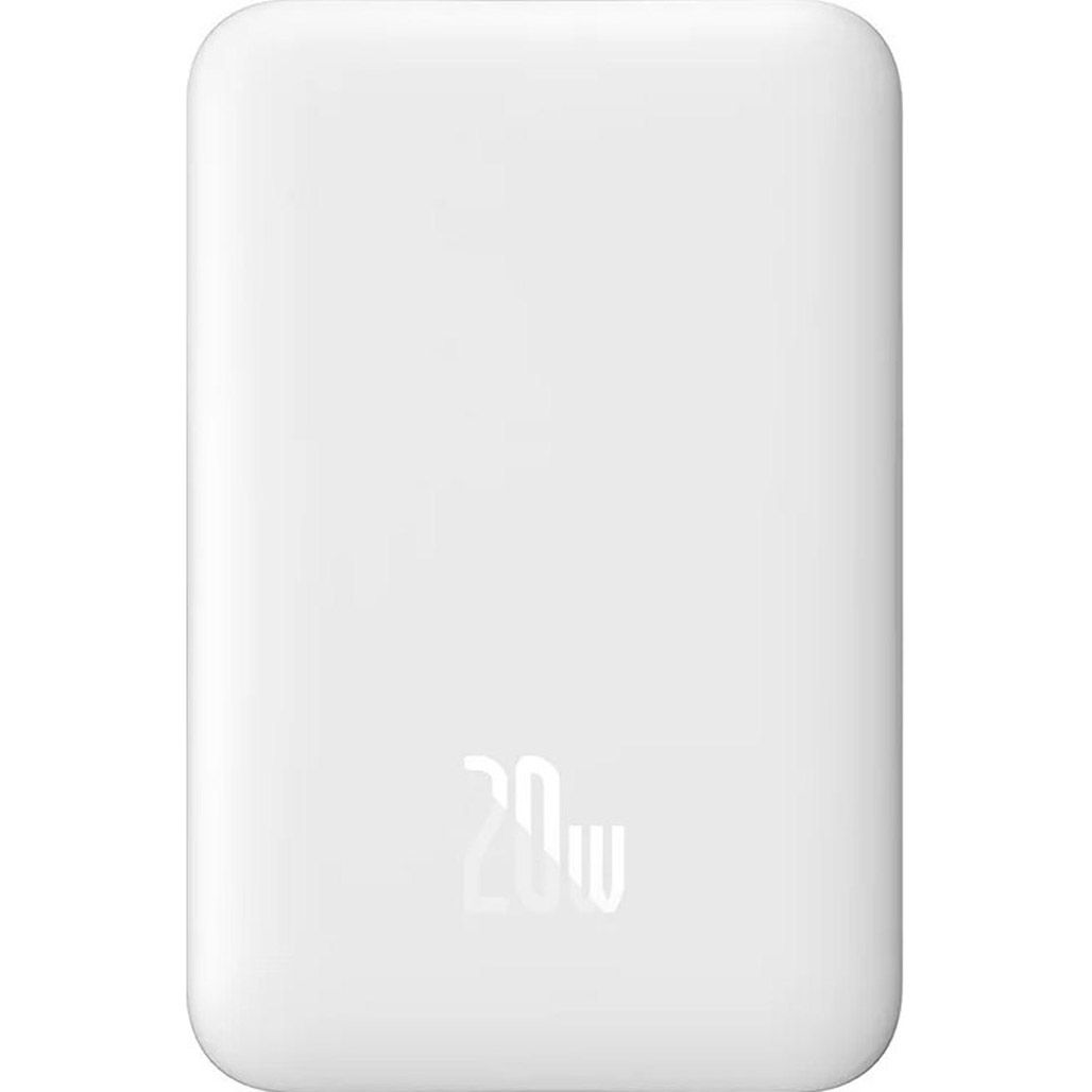 

Зовнішній акумулятор Baseus Magnetic Mini Air 10000mAh 20W White (P10059001223-00)